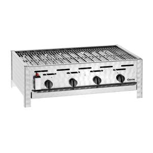 KOMBI-TISCHGRILL GAS, 4-BRENNBAR, GRILLGRILLGRÖSSE. 850X555X270MM. GAS/14,7 kW BARTSCHER