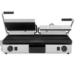 CONTACT GRILL DOUBLE GROOVED, DIM. 63X38X17CM. 230V/3500W MILAN TOAST