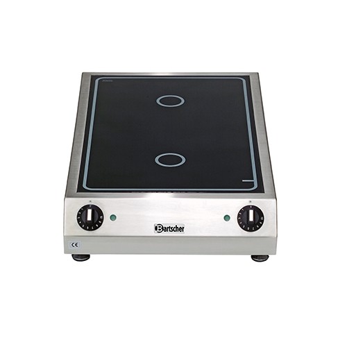 ELEKTROKOCHFELD 2K6000 GLH DIM. 400X655X120MM. 400V/6KW BARTSCHER