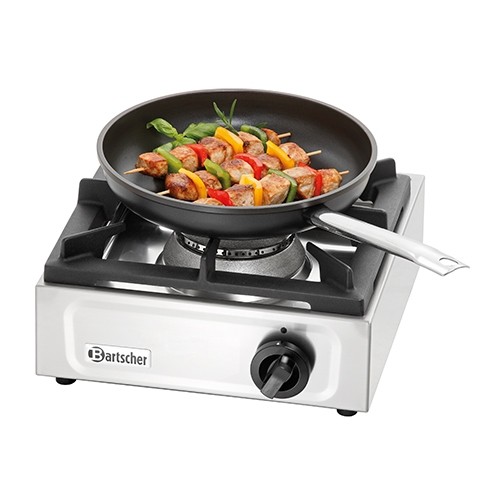 GASKOCHER 1K650 DIM. 350X350X170MM. GAS/6,5KW BARTSCHER