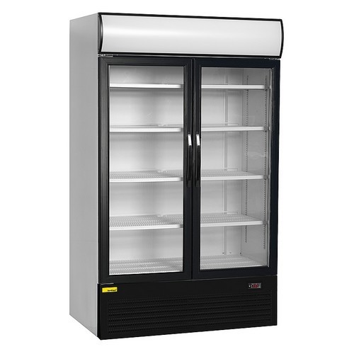 HORECA-KÜHLSCHRANK KU 1950 G-SD / DR DIM. 1100X875X2010MM. 230V/490W NORDCAP