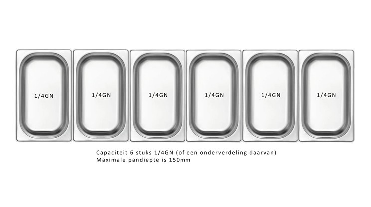 SALADIERE COLDLINE VP14/6N 1/4GN AVEC AFFICHEUR