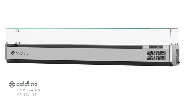 SALADIERE COLDLINE VP25/13N 1/4GN MIT DISPLAY
