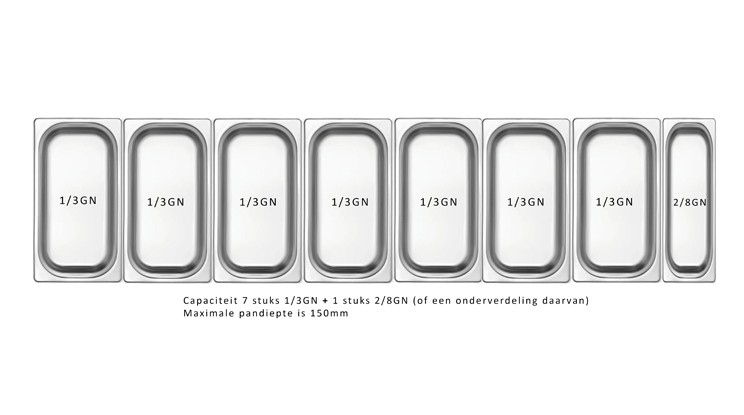 SALADIERE COLDLINE YP18/8NL 1/3GN MIT ABDECKUNG