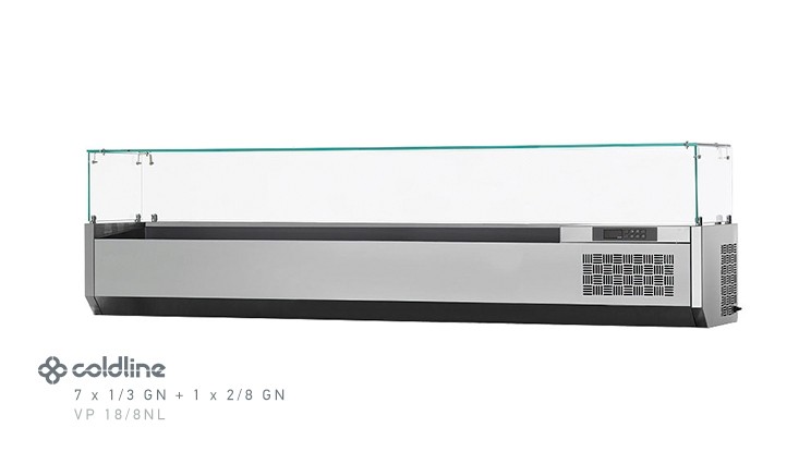 SALADIERE COLDLINE VP18/8NL 1/3GN MIT DISPLAY