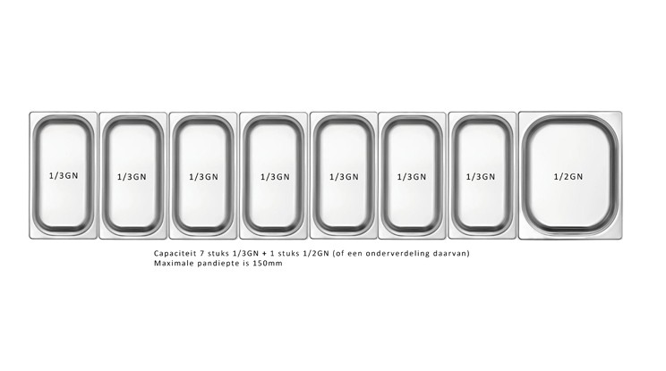 SALADIERE COLDLINE YP20/9NL 1/3GN MIT ABDECKUNG