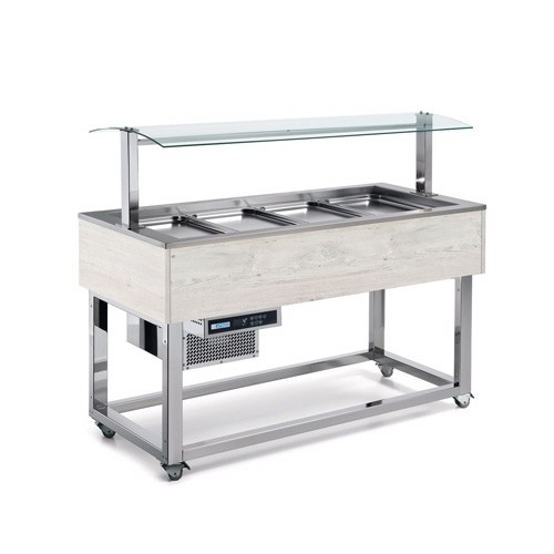 BUFFET GASTRO ESSENCE 3X GN 1/1 DIM. 1169X650X1318MM. 230V/272W