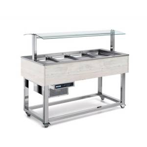 GASTRO BUFFET ESSENCE 4X GN 1/1 DIM. 1494X650X1318MM. 230V/272W