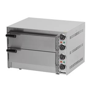 PIZZAOFEN MINI 2 GRÖSSE. 54,5X50X38CM. 230V/2,7kW BARTSCHER