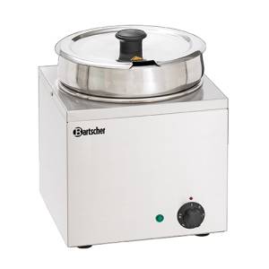 Bain-marie hotpot 1x pan, 6,5 l afm. 255x280x330mm. 230v/0,2kw Bartscher
