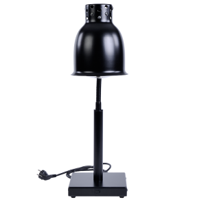 WÄRMELEUCHTE AUF SOCKEL SCHWARZ DIM. 20X20X70CM. 230V/250W SCHOLL