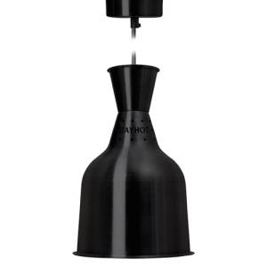 WÄRMLAMPE 1222-K DURCHMESSER 18CM. HG . 200CM. 230V/250W FARBE SCHWARZ STAYHOT