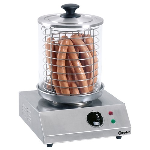 HOT DOG COOKER ANGULAR DIM. 280X280X355MM. 230V/0.8KW BARTSCHER