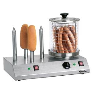 HOT DOG COOKER 4 BREAD ST. AFM. 500X285X390MM. 230V/0.96KW BARTSCHER