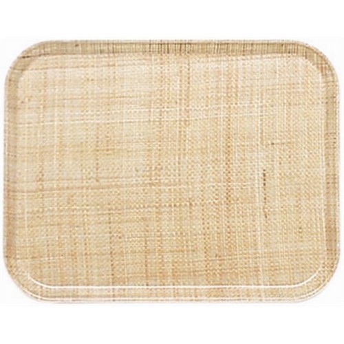 PLATEAU EURONORM ROTIN 'CAMTRAY' DIM. 53X37CM. COULEUR 204 JUTE CAMBRO