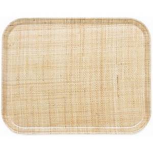 PLATEAU EURONORM ROTIN 'CAMTRAY' DIM. 53X37CM. COULEUR 204 JUTE CAMBRO