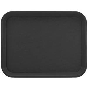 BLACK RECTANGULAR DIMENSIONS TRAY 46x36CM. ROLTEX