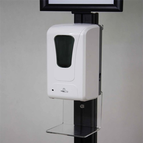 Desinfectiezuil sensorbed jtb aluminium hoogte 150cm.