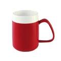 INSULATING CUP WITH 1 LARGE HANDLE SIZE. 20CL. COLOR RED