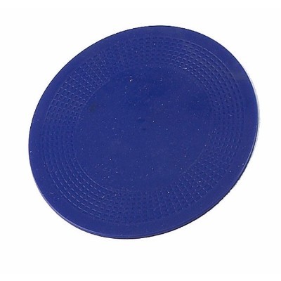 Onderlegger diam. 14cm. anti-slip blauw