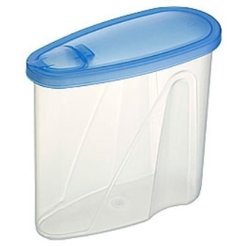 STOCK BOX/STRETCH BOX CLUB CUISINE CONT. 0.90LTR. COULEUR TRANSPARENT/BLEU SOLAIRES