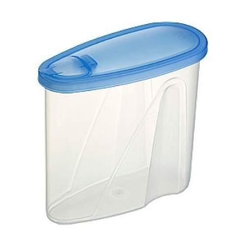 STOCK BOX/STRETCH BOX CLUB CUISINE CONT. 2,8 litres. COULEUR TRANSPARENT/BLEU SOLAIRES