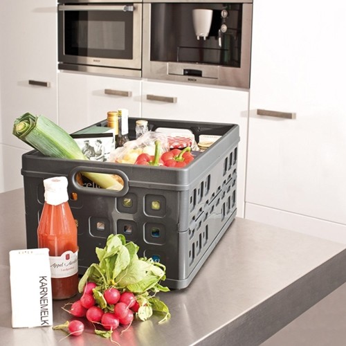 SHOPBOX PLIABLE CONT. 46LTR. PLASTIQUE