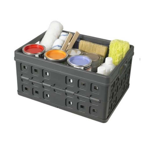 SHOPBOX PLIABLE CONT. 46LTR. PLASTIQUE