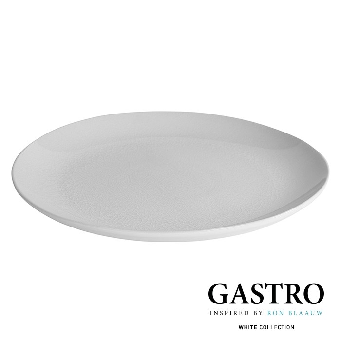 Bord plat rond diam. 26,5cm. off-White - GASTRO by Ron Blaauw