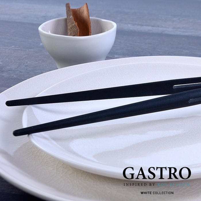 Bord plat rond diam. 26,5cm. off-White - GASTRO by Ron Blaauw