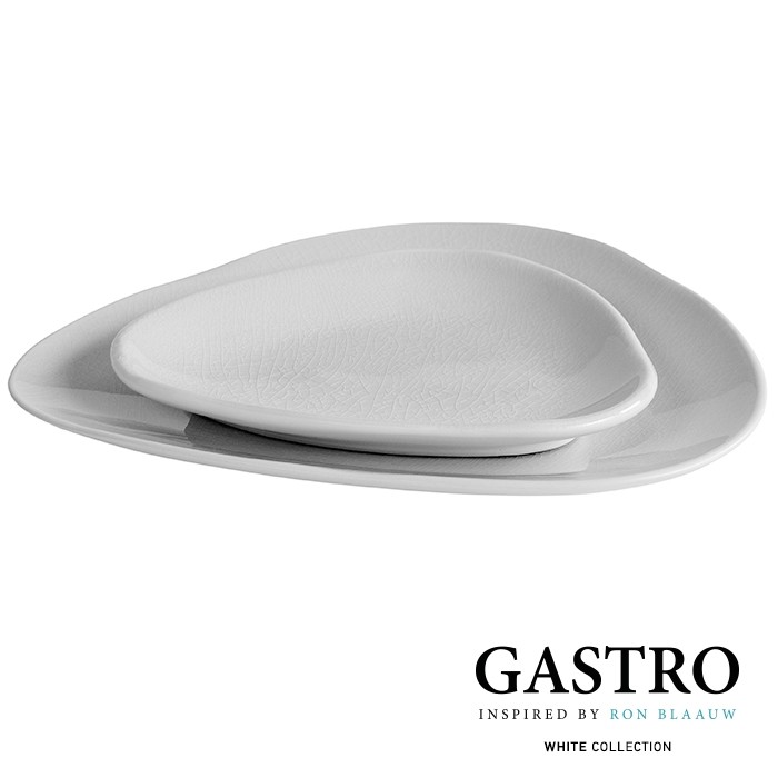 SERVING PLATE OVAL DIM. 16x12CM. OFF-WHITE - GASTRO BY RON BLAAUW