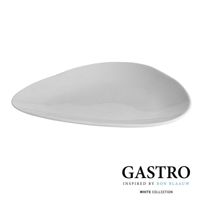 SERVING PLATE OVAL DIM. 16x12CM. OFF-WHITE - GASTRO BY RON BLAAUW