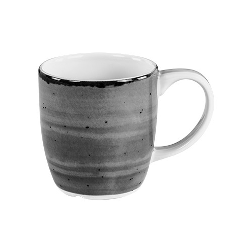 Koffiebeker m/oor inh. 22cl. Saturno Nature kleur grey Nova