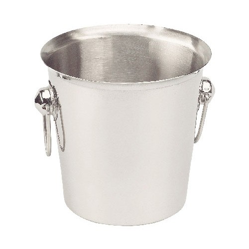 CHAMPAGNER-/WEINKÜHLER HG . 19CM. Edelstahl