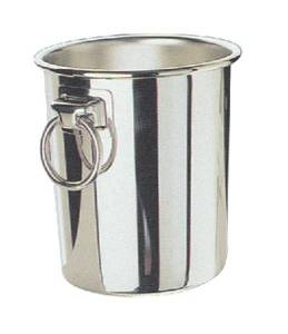 Champagne-/wijnkoeler diam. 20cm. HG. 21cm. rvs 18/10 Mepra