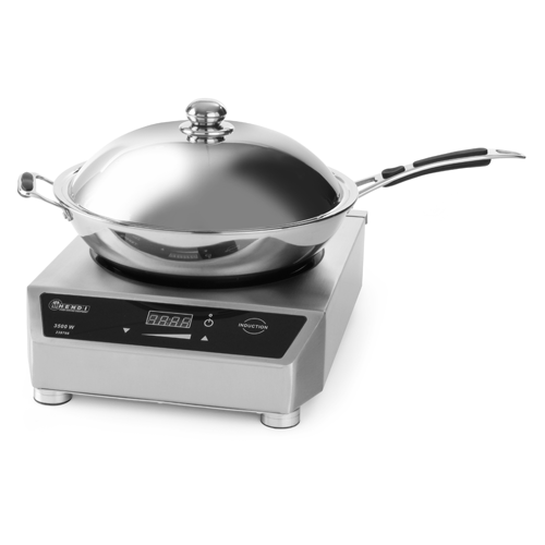 Inductiecomfort v/wokpan afm. 34x44cm. HG. 12cm. 230v/3100w outlet