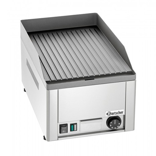 PLAQUE DE CUISSON/GRIL GDP 320E-R (NERVURÉE) TAILLE. 32,5X58X(H)31CM. 230V/50Hz/3kW BARTSCHER