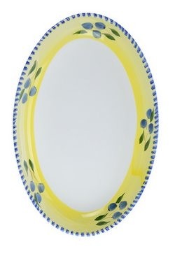 Schaal ovaal decor olives diam. 50cm.