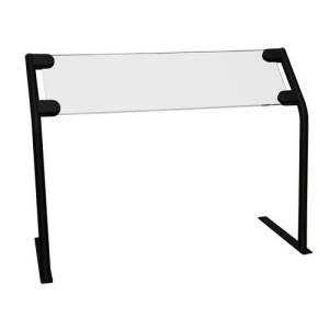 HUSTENFENSTER / ATEMBULLET (RAHMEN, OHNE FENSTER) ABM. 75X35X63,5CM. EDELSTAHL SCHWARZ BESCHICHTET