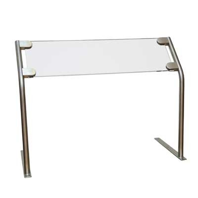 CHOISISSEZ VUE / BOUCLIER DE SOUFFLE (CADRE, EXCL. VUE) DIM. 75X35X(H)63.5CM. acier inoxydable