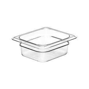 RÉCIPIENT GASTRONORM POLYCARBONATE SANS COUVERCLE GN 1/6-65MM. PROFOND