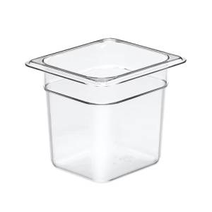 Gastronormbehälter Polycarbonat <span translate="no"><span translate="no"><span translate="no">ONA</span></span></span> At ohne Deckel GN 1/6-150mm tief Pro-Cooking