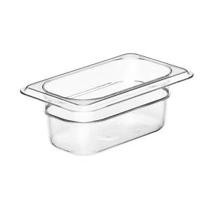 GASTRONORM CONTAINER POLYCARBONATE WITHOUT LID GN 1/9-65MM. DEEP