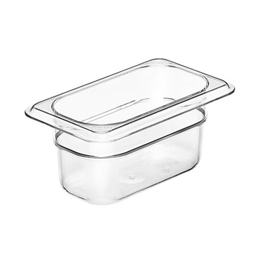 GASTRONORM CONTAINER POLYCARBONATE WITHOUT LID GN 1/9-100MM. DEEP