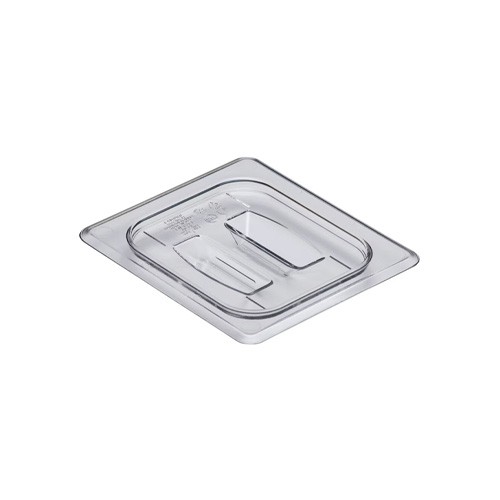 GASTRONORM COVER POLYCARBONATE GN 1/6 WITH HANDLE COLOR TRANSPARENT