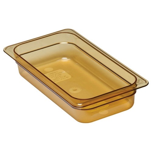 Gastronormbak Hot-Pan zonder deksel gn 1/3-65mm. diep kleur Amber Cambro