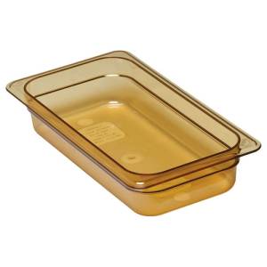 GASTRONORM TRAY HOT-PAN WITHOUT LID GN 1/3-65MM. DEEP COLOR AMBER CAMBRO