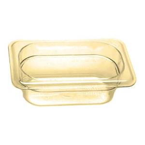 GASTRONOR TRAY HOT-PAN WITHOUT LID GN 1/9-65MM. DEEP COLOR AMBER CAMBRO