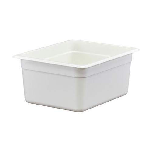 PLATEAU GASTRONOR POLYCARBONATE BLANC SANS COUVERCLE GN 1/2-150MM. PROFOND