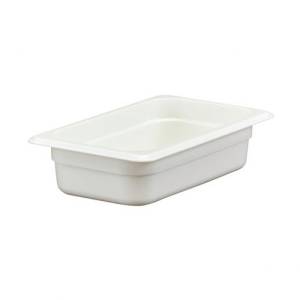 GASTRONORM-BEHÄLTER POLYCARBONAT WEISS OHNE DECKEL GN 1/4-65MM. TIEF